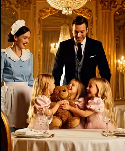 A Widowed Millionaire Brought His Silent Triplets to Work—One Small Act from a Waitress Changed Everything