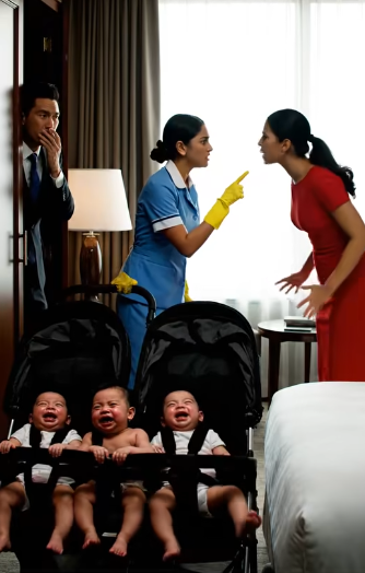 A Widowed Millionaire Secretly Watched How His Fiancée Treated His Triplets—Until the Maid Spoke Up…