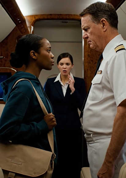 “Excuse me,” he said flatly, offering no name. “You shouldn’t be here.” She turned at an unhurried pace, her face composed and unreadable—far too calm for someone accused of standing exactly where she didn’t belong.