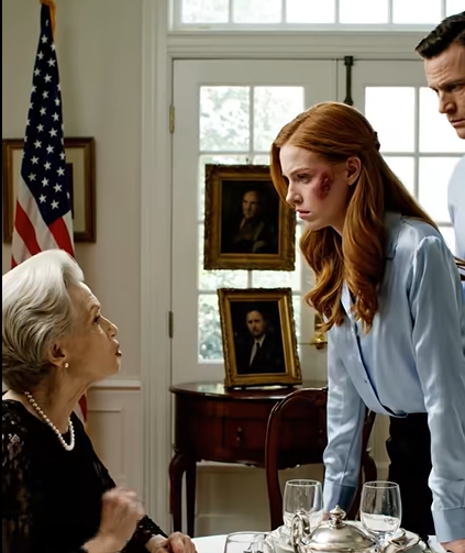 My husband slapped me in front of his mother—then she set her teacup down, stared him into silence, and asked a question that made the whole room change temperature.