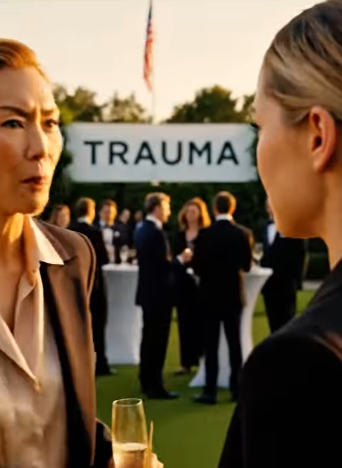 At my graduation party in a suburban backyard, my mom tapped her glass with a bright smile and announced to everyone: “Time for the truth, we adopted her to make money off her.” My sister snickered, my dad just leaned back smirking. I stood up calmly, pulled a sealed envelope from my jacket. I didn’t cry. I opened the papers, read exactly one passage, and the whole crowded party suddenly went dead silent.