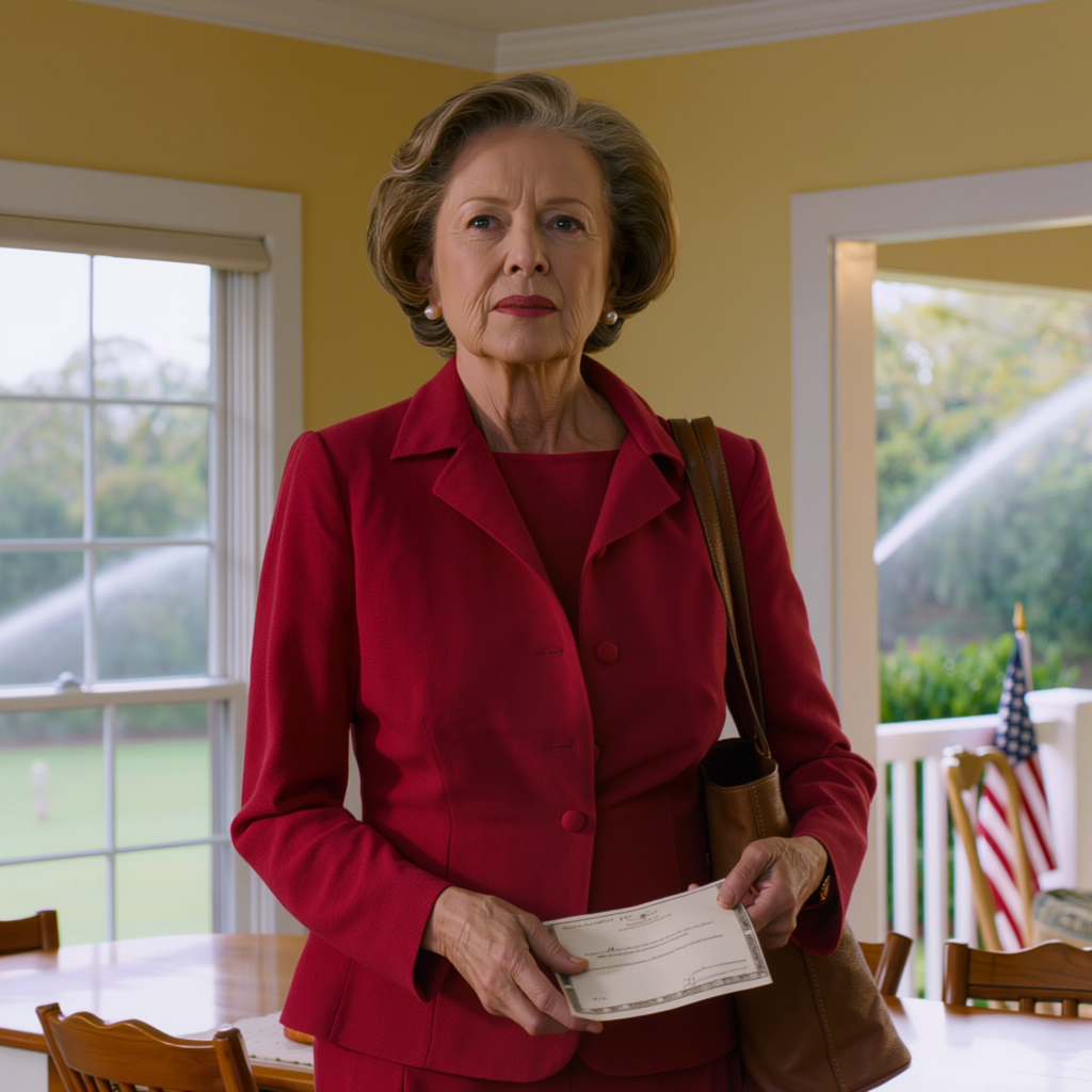 My daughter accidentally sent me a voice memo instead of her husband, and when I heard the line, “Brooke already showed how to transfer it without her noticing,” I finally understood why they kept checking my bills and mentioning St. Augustine—so the next morning, before the bank opened, I put on my red suit, took my original papers, and walked out before they knew I had heard anything