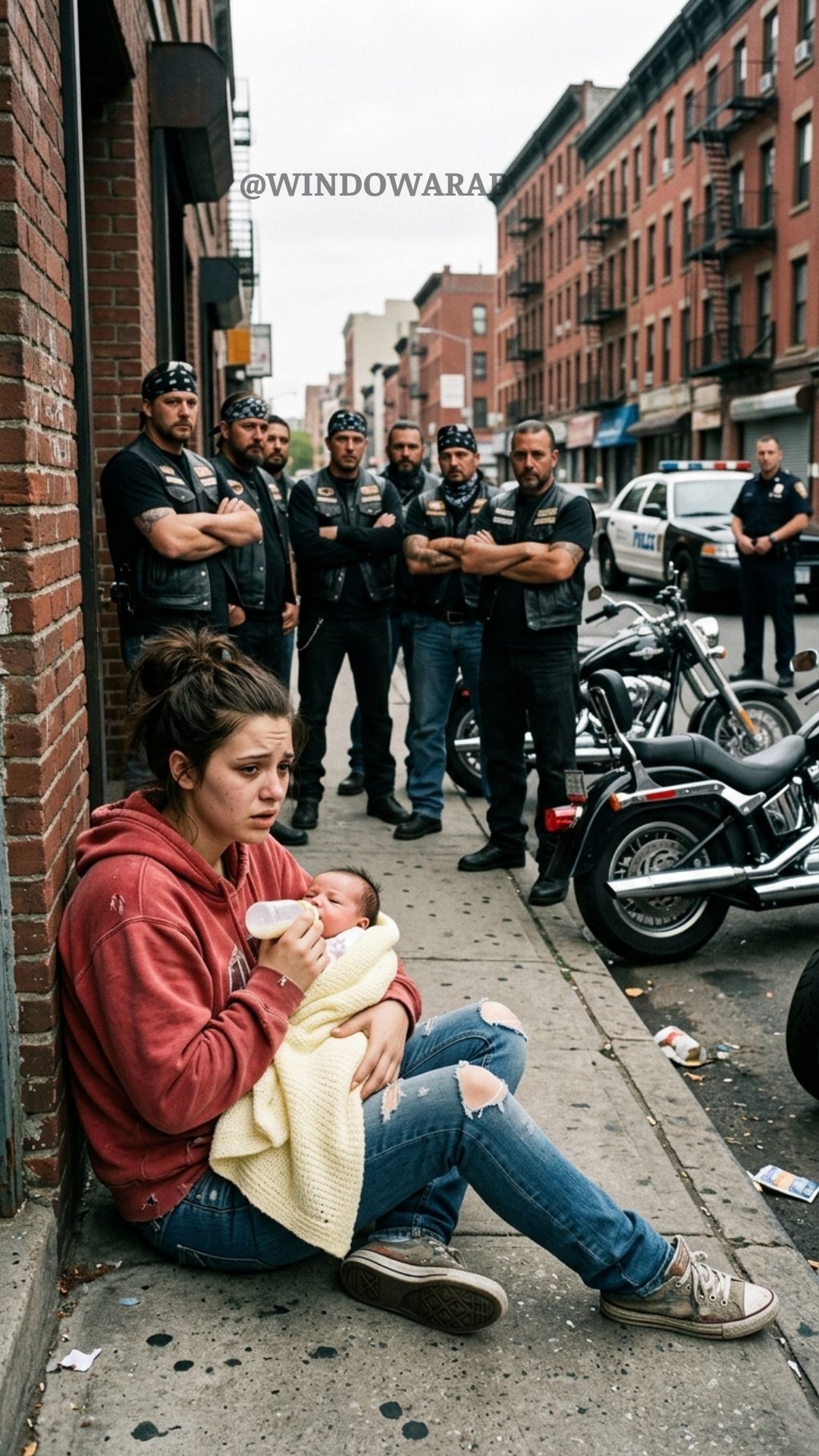 An exhausted young mother was asked to leave a sleek, modern grocery store when her baby wouldn’t stop crying — not knowing that the unexpected hush that fell over the street outside would soon make everyone inside see her in a completely different light…
