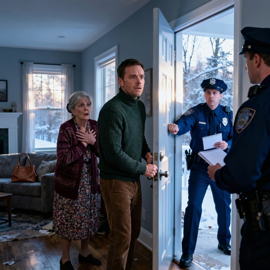 My mom drained my entire bank account after I refused to pay off my sister’s debt. I stayed silent—refused to argue. Then the next morning, a thunderous knock shook my hallway: “POLICE, OPEN UP!”