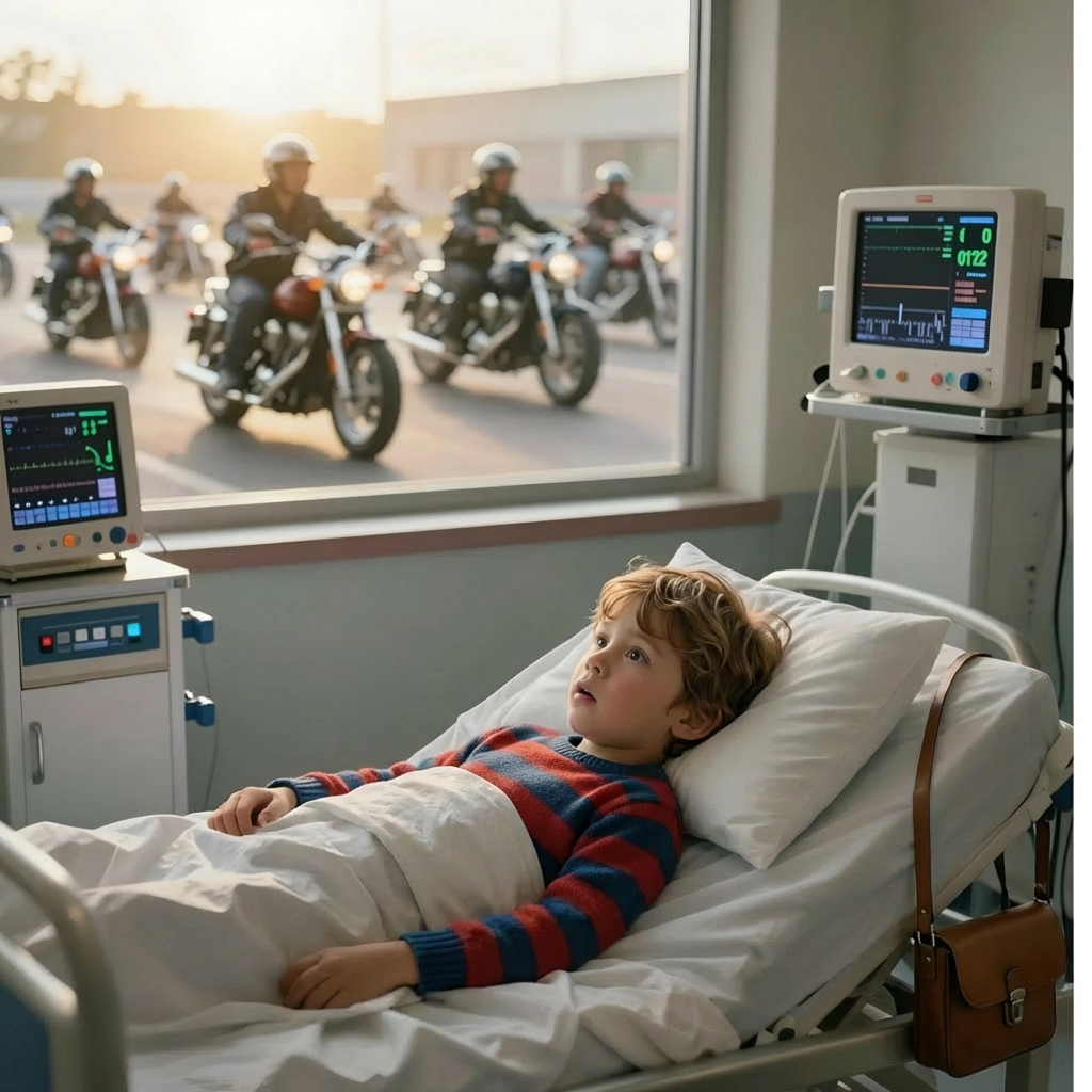 The Boy Who Watched Motorcycles From a Hospital Window — What the Riders Did Will Shatter Your Heart