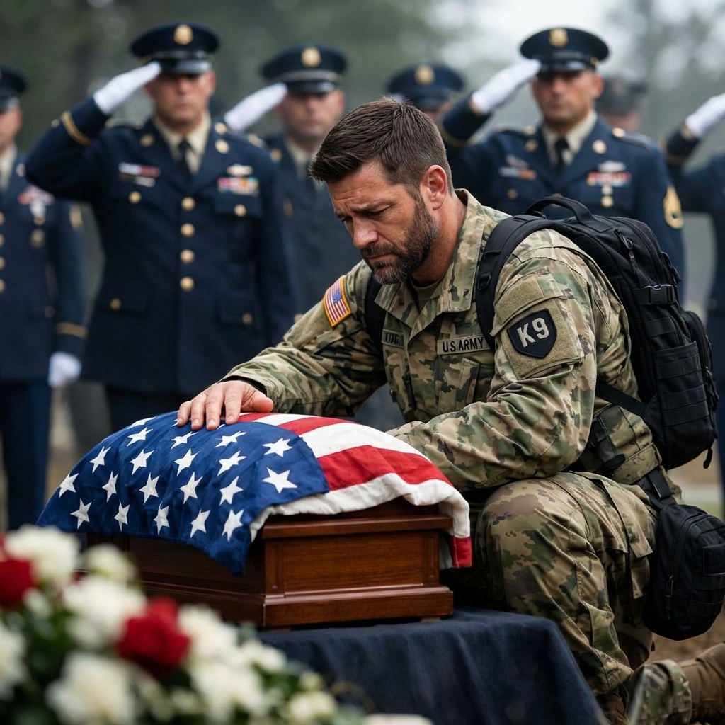 Under the Folded Flag: The Final Salute to Rex, the K9 Who Ran Toward Danger So Others Could Go Home
