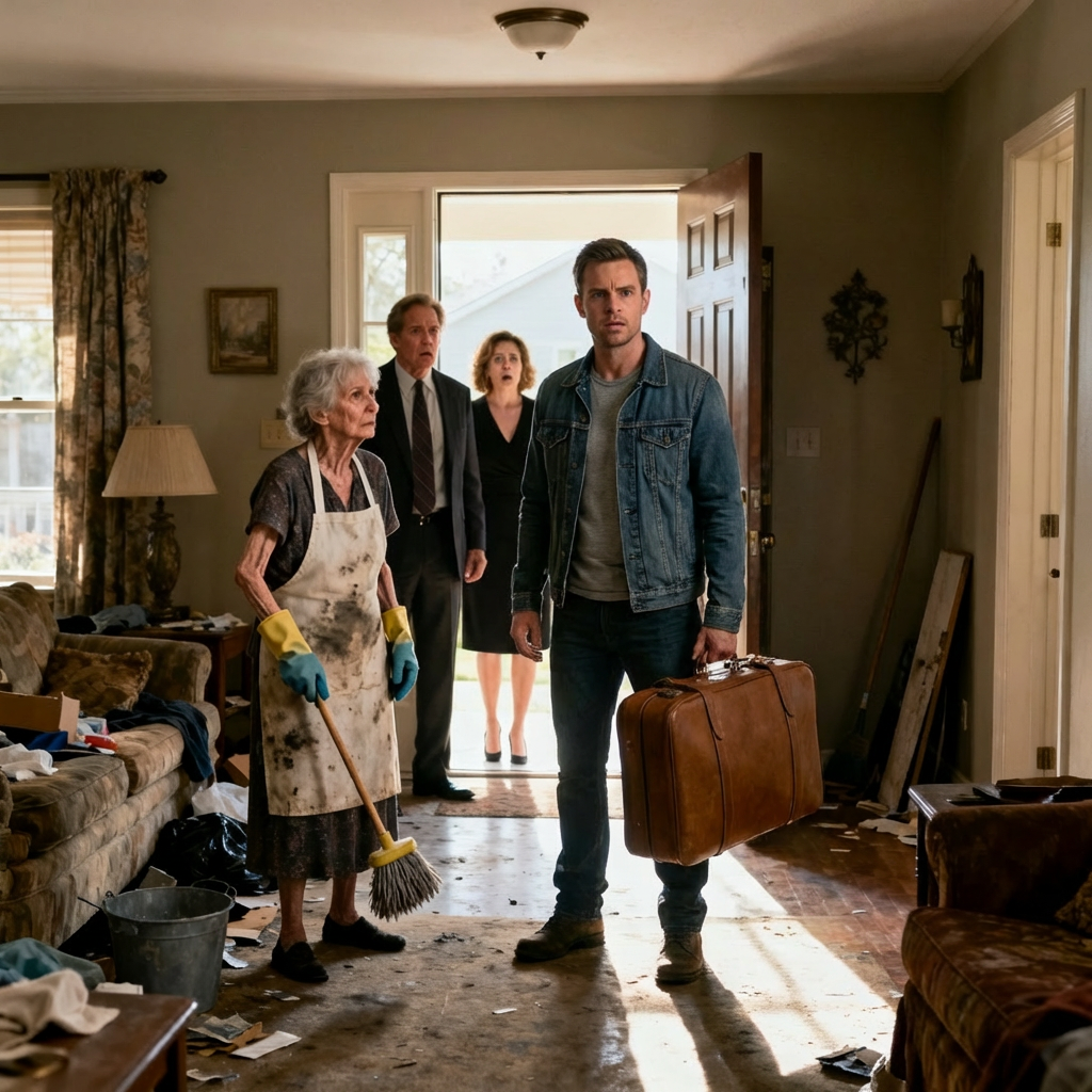 I returned home expecting a reunion, not a shock. My mother was wearing gloves, taking orders, in the very house I paid for. That’s when I realized I hadn’t come home to visit—I came home to take it back.