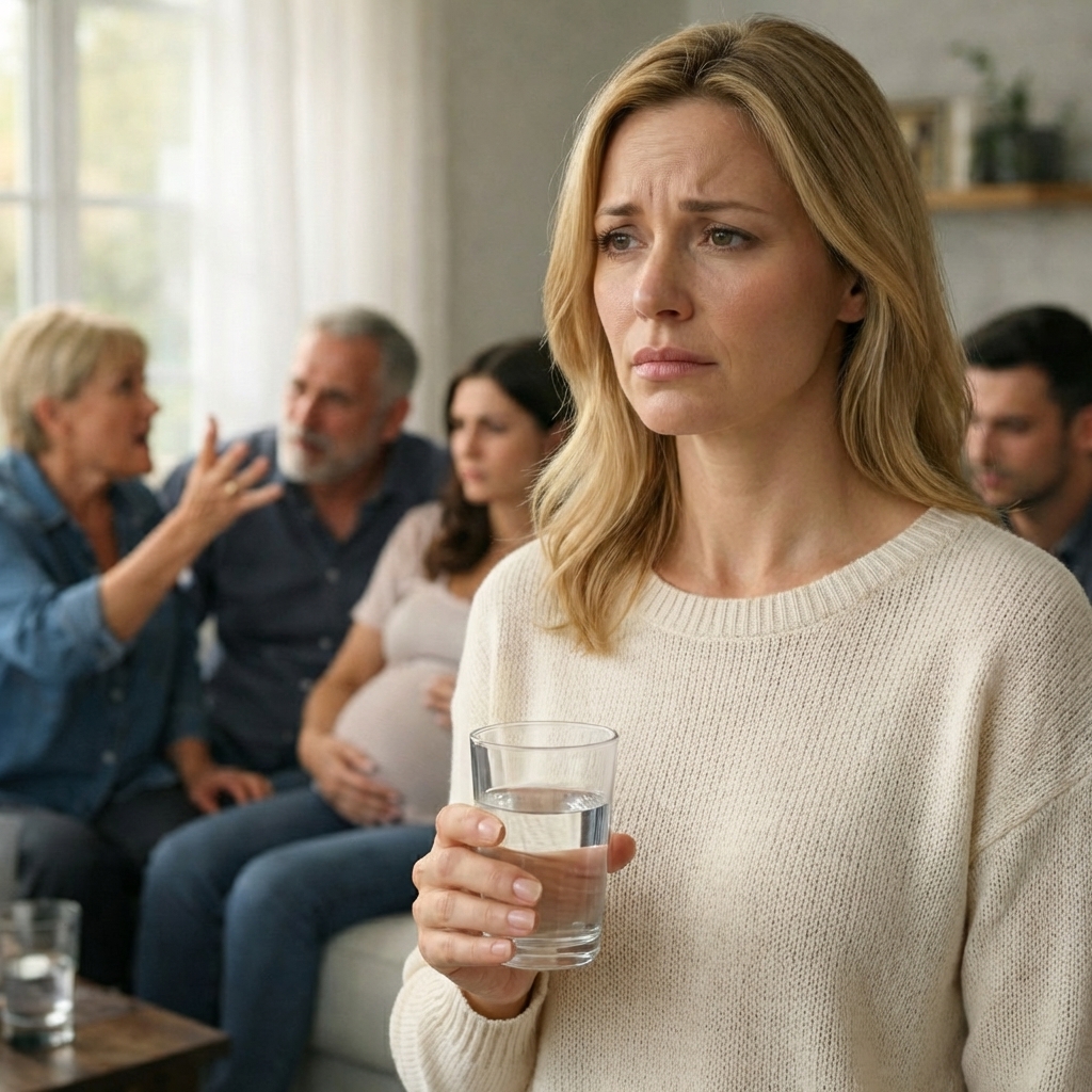 When my husband’s affair resulted in a pregnancy, his entire family filled my living room and told me to leave. I didn’t raise my voice. I didn’t defend myself. I simply smiled and said one sentence—then watched the color drain from all six faces. They tried to apologize later. By then, it was already over.