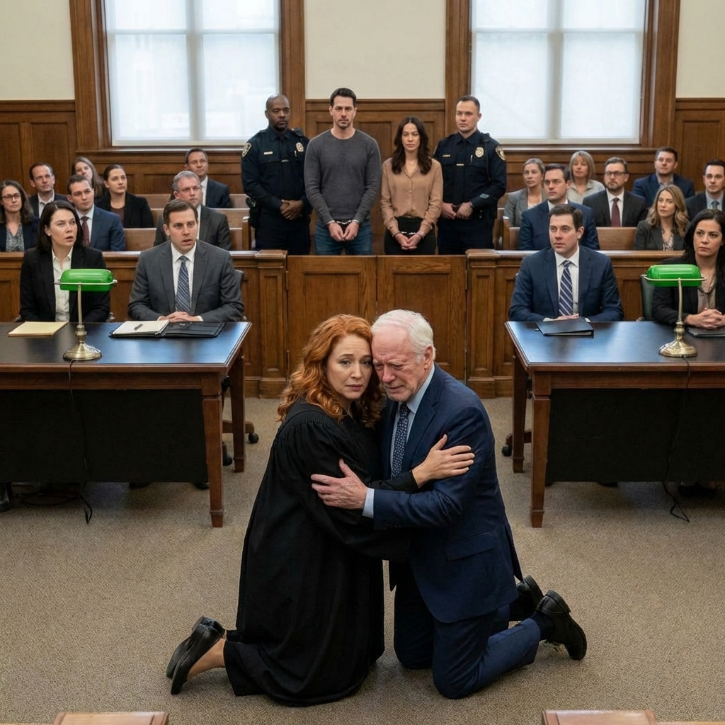 For a decade, I kept the truth about my life from my parents—the fact that I had become a federal judge after they walked out of my life ten years earlier. Just before Christmas, they unexpectedly reached out, saying they wanted to reconnect. When I arrived, my mother casually gestured toward the freezing garden shed. My father sneered, saying they didn’t need “the old burden” anymore and that he was out back if I wanted him. Alarmed, I rushed to the shed and found my grandfather shivering in the darkness. They had sold his home and taken everything he owned. That was the moment I’d had enough. I showed my badge, made a single call, and ordered the arrest warrants to be carried out.