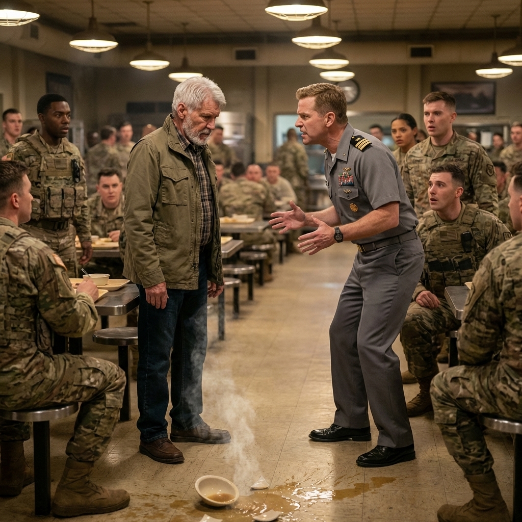“Touch my tray again, Admiral, and I’ll show you why they once called me the Redeemer.” In a packed SEAL mess hall, a fragile old man sparks a tense standoff—until one whispered name halts every operator and exposes a legend long hidden in plain sight.
