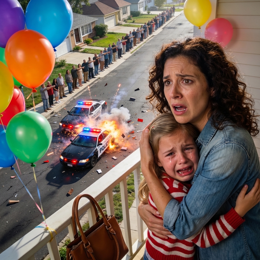My husband screamed at me over the phone: “Grab the girl and run NOW!” — Ten minutes later, the police surrounded the entire house…