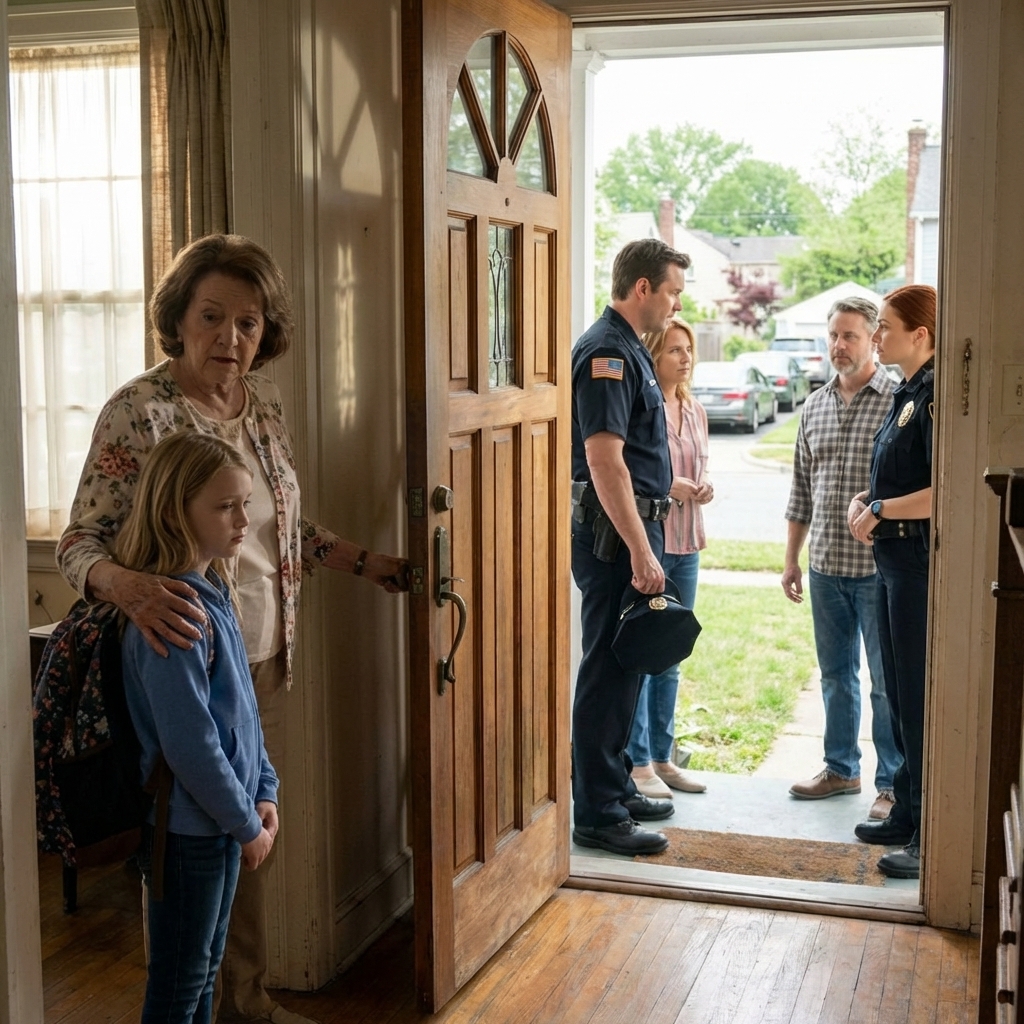 I followed an anonymous tip to my mother-in-law’s door — and the moment my daughter softly said, “Mommy,” my heart sank.