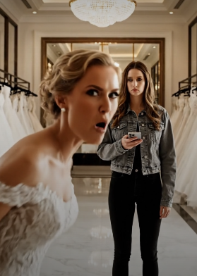 “My sister slapped me in front of everyone at her $20,000 dress fitting—the one I was paying for. She screamed that I was ‘ruining her moment.’ I didn’t scream back. I just walked out and canceled the credit card. By the time she reached the cake tasting, her $500K wedding was being canceled venue by venue. Happy wedding day, sis.”