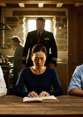 At My Aunt’s Kitchen Table, My Father Said: “It Was Just Sitting In A Box. You Were Gone.” He Pawned My Bronze Star For $120 To Cover A Bar Tab. I Set My Glass Down And Said Nothing. Then The Front Door Opened. NCIS CREDENTIALS ON THE TABLE