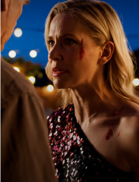My sister dumped a whole bucket of red paint mixed with glitter onto my 8-year-old daughter’s white dress right in the middle of my dad’s 60th birthday party in our suburban backyard, livestreaming it like a joke. I smacked the iPhone out of her hand to shield my child, and my father barked, “Apologize. You’ve upset everyone.” That night, the clip was twisted and spread across Facebook. A few days later, I gave them an ending they never saw coming.