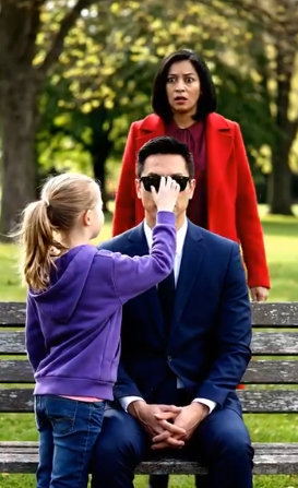A Rich Man’s Vision Slowly Began to Fade—Until a Silent Girl in the Park Whispered, “You’re Not Going Blind. Your Wife Is Putting Something in Your Food,” Exposing a Truth No One Wanted to Face