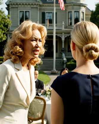 At the party announcing both houses would go to Vanessa, my mother-in-law sneered at me: “Martha, you’re just hired help in heels.” I didn’t argue. I stayed quiet, holding a secret in the library. When the lawyer arrived to the sound of applause, I looked at her and said exactly one sentence.