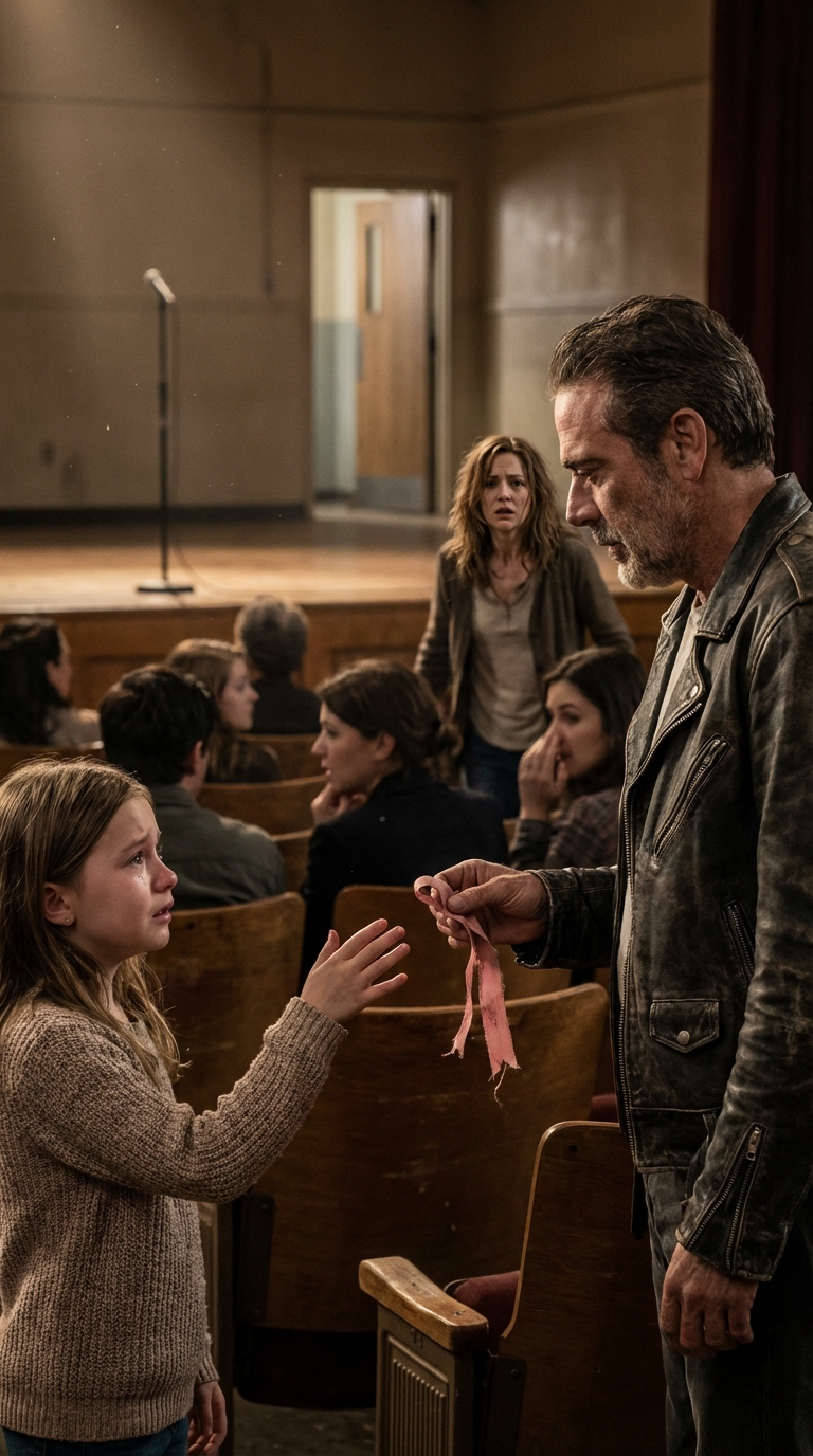 A Pink Ribbon, a Silent Grief, and the Unexpected Visitor Who Taught a Small Town the True Meaning of Courage, Empathy, and the Weight of Promises Carried Across Time
