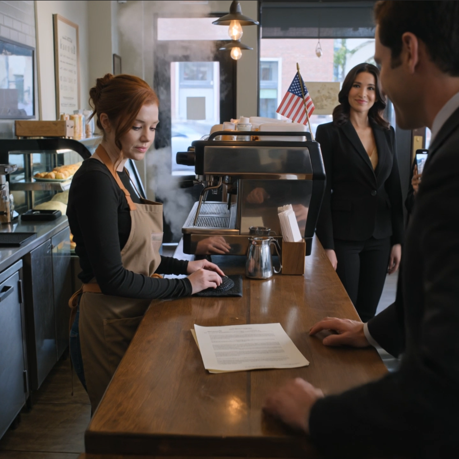 My Parents Erased Me for Four Years, Then Walked Into My Coffee Shop Smiling at My Customers Like They Owned the Place — My Dad Slapped a Contract on the Counter and Said, “Sign Over 15% or I Call Your Landlord Tonight”