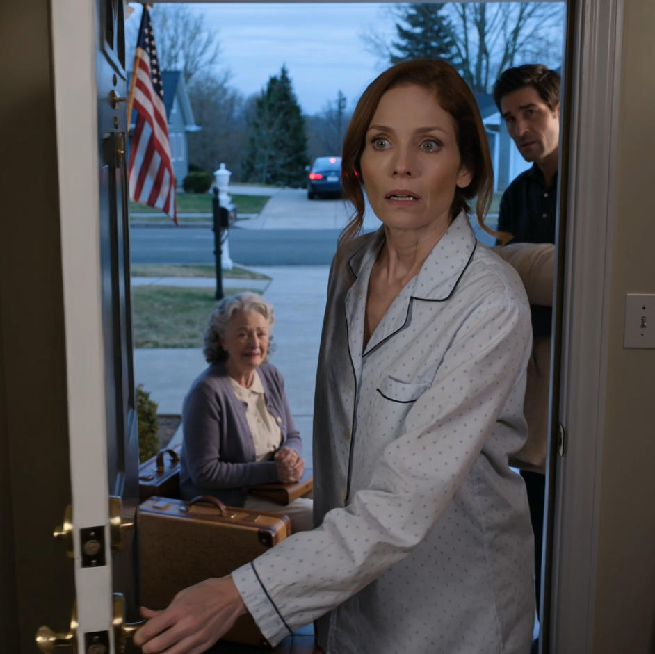 At 5:36 a.m., My Parents Dumped My 78-Year-Old Grandmother on My Porch in 38-Degree Cold Like Unwanted Luggage—They Left Two Suitcases, Never Rang the Bell, and Drove Off Before Sunrise, Not Knowing I Was About to Turn Their “Family Solution” Into the Worst Mistake of Their Lives
