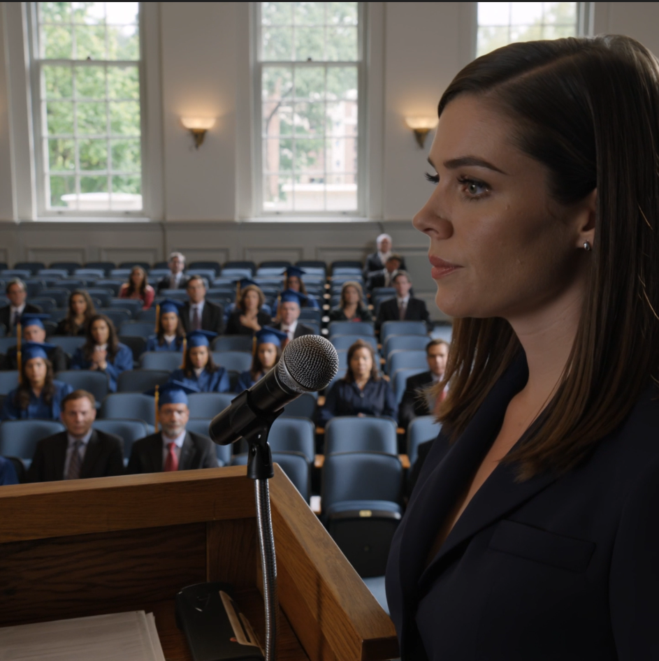 My parents threw me out into a storm at fifteen because they believed my sister’s lie, and three hours later the police called them to the hospital, but the part none of them were ready for came thirteen years later, when my sister sat in her graduation gown expecting applause, my parents took their seats feeling proud and certain, and I walked onto the stage with my name printed in the program they had not bothered to read