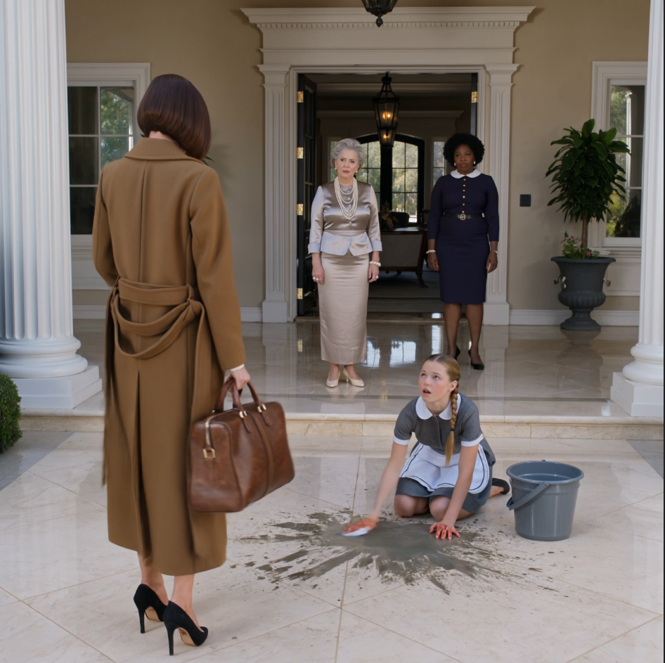 I Came Home To Georgia After Twenty Years Thinking I Was Walking Back Into The $5.2 Million Future I Had Built For My Daughter—But The First Thing I Saw Through The Iron Gates Was My Child On Her Knees In A Faded Maid’s Dress, Scrubbing My Marble Floor Like A Servant In The House I Left Her, And The Way She Lowered Her Eyes Instead Of Running To Me Told Me The Real Damage Had Been Happening For Years