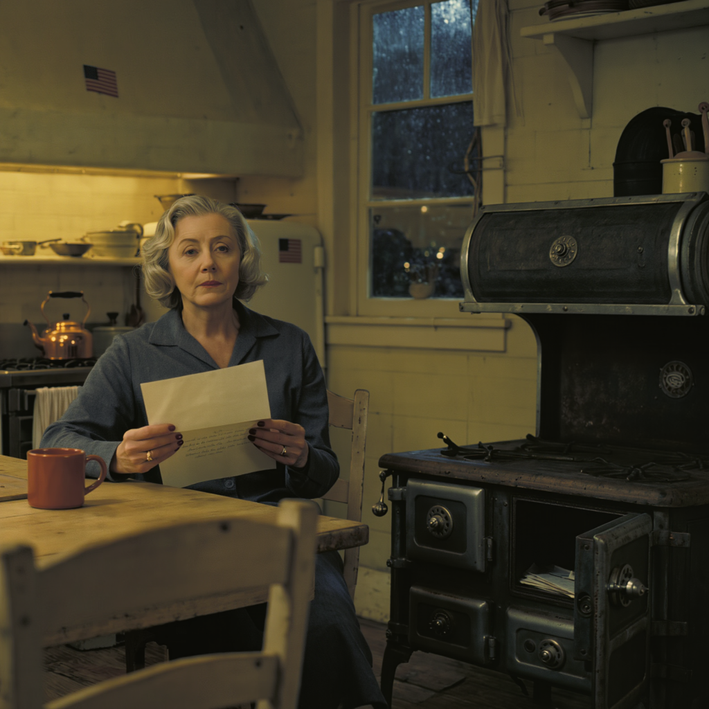 I lost $18 million and my grandkids in court—then I found my husband’s safe… My son sued me and won: he took my $18 million mansion and secured the right to keep me from seeing my grandchildren. “You’ll never see them again,” he said coldly. I ran to my husband’s old ranch. Behind the stove, a safe was waiting. The code—my birth date. Inside, a letter seemed to whisper: “It’s time for the truth to come out.”