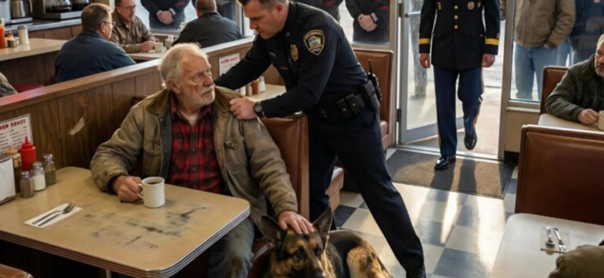 They saw an old man and his “clebard” and decided that we didn’t belong in their café. 😞🐕❤️