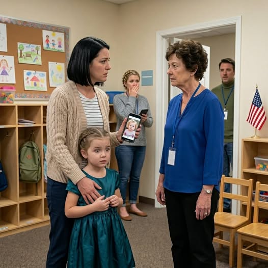 “She looks better like this now—more like a real Rodriguez,” my mother-in-law said, standing in the fluorescent church hallway with dye still clinging to my three-year-old daughter’s scalp and that smug little smile on her face, while I stood there holding Lily’s tiny jacket, breathing in the chemical smell from her ruined blonde curls and realizing some family lines don’t get crossed quietly.