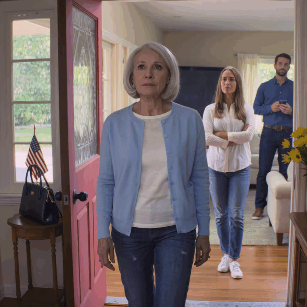 changed all my bank information and transferred my retirement payments to a new card. My daughter and son-in-law were already sitting at home waiting, their faces flushed red with anger. ‘Do you know what you just did, he almost fainted at that ATM?!’ my daughter said through clenched teeth. I smiled slightly and answered with just one sentence. In that moment, everything changed.