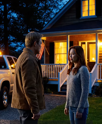 14 months after burying my only son, I got an electric bill from his lake house, drove to Norris Lake in the dark, and froze when I saw the lights still on, a strange truck in the driveway, and then the cameras showed me something I could not believe