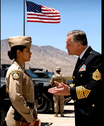 They joked by putting her on gate duty—until the senior unit commander came up and saluted her respectfully.