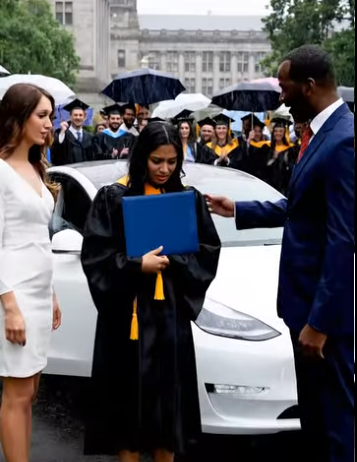 My Parents Made Me Take The Bus To My Graduation — While Buying My Sister A Tesla