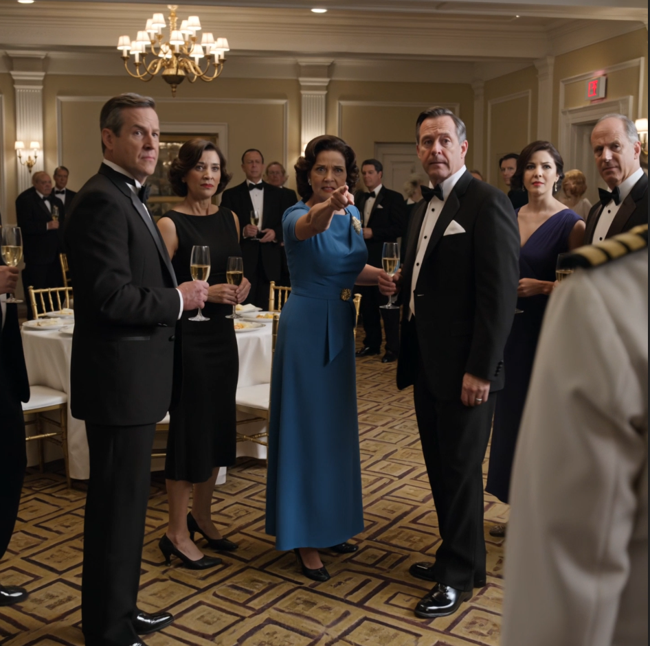 “Arrest her,” my mother-in-law said at the military ball, loud enough for the people nearest us to hear, staring at my dress whites like I had put on someone else’s life by mistake—and the worst part was, after seven years of marriage, she still thought she knew exactly who I was.