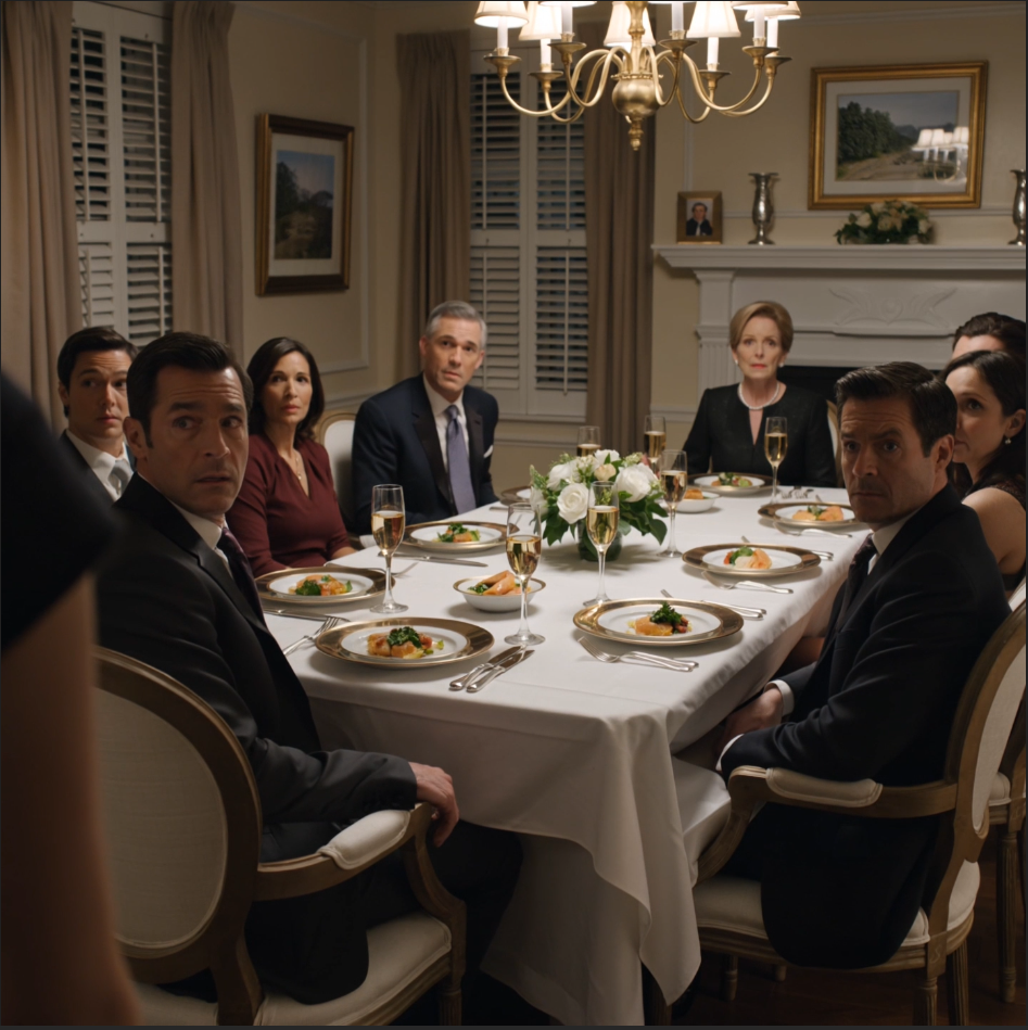 “Your brother’s future in-laws are elite, and you’ll embarrass us if you walk into that room,” my father said at the front door while white tablecloths waited inside, champagne glasses caught the light, and my pressed dress uniform sat folded in the trunk of my car like a truth my family only wanted when it made them look good.