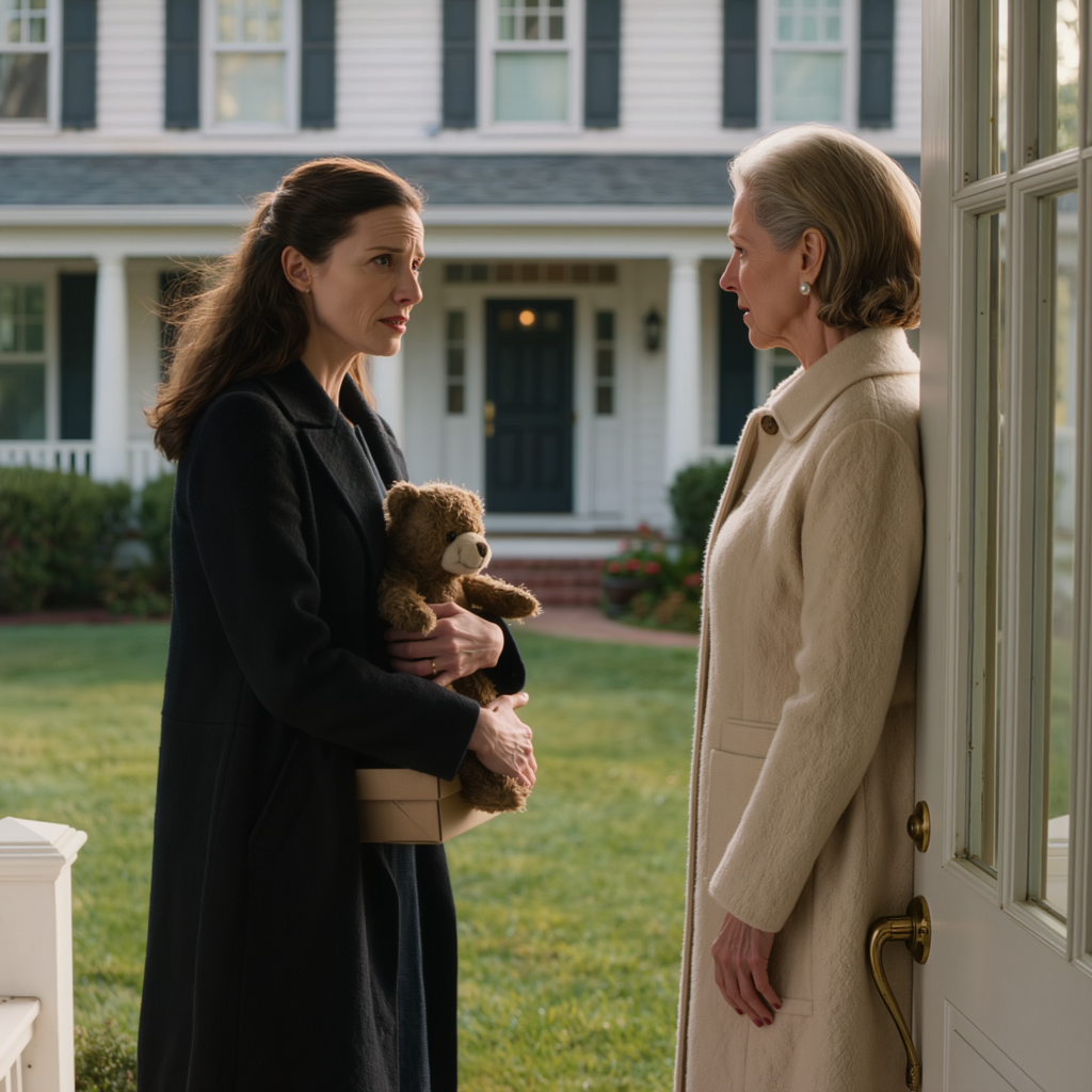 The Day After My Dad’s Funeral, My Stepmother Changed The Locks And Claimed He Had Left Everything To Her. The Papers Looked Convincing, But Something Felt Off, So I Left With Only His Old Teddy Bear. Days Later, I Found A Tiny Flash Drive Hidden Inside It — And The First File Changed Everything She Thought She Had Secured.